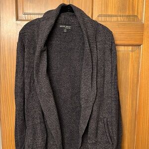 Barefoot Dreams Cozy Chic Lite  Dark Gray Cardigan